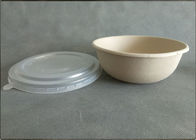 biodegradable and compostable wheat straw pulp paper salad bowl