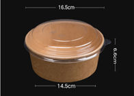 Manufacturer Personalized Disposable Kraft Paper Bowl Take Away Salad Bowl with Lid
