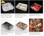 biodegradable compostable food container box microwave safe cornstarch  container