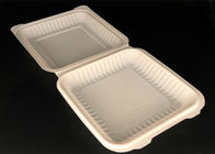 Wheat straw pulp based biodegradable disposable fast food packaging box