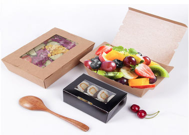 100% Eco Friendly Disposable Kraft Paper Salad Bowl  paper bowl food container box