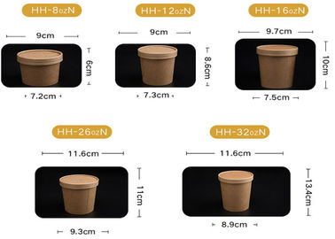 Disposable Paper Bowls and Boxes for Takeaway Food Convenient and lunch box food container