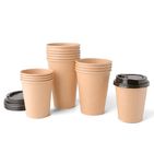 Biodegradable 8oz 10oz 12oz 16oz 20oz printed color disposable  paper coffee cup
