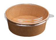 32OZ MICROWAVABLE DISPOSABLE KRAFT SOUP BOWLS BIODEGRADABLE SALAD BOWLS FOR TAKE AWAY FOOD CONTAINER
