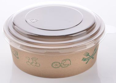 Disposable Biodegradable Microwave Fast Food Container kraft paper cup lunch box bowl